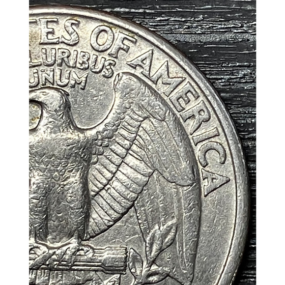 1994-D Washington Quarter RARE "A-M" Linking Error & Indent on Revers w/ Video - Picture 7 of 16